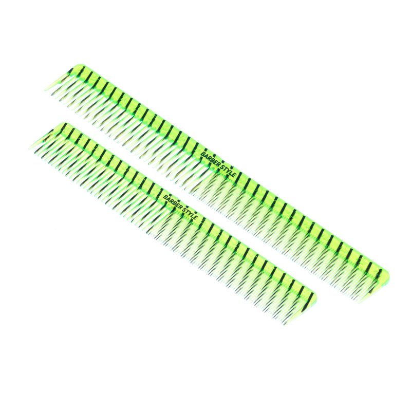CO-1NEON Набор расчесок DEWAL"BARBER STYLE NEON"