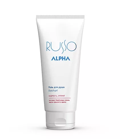 Гель для душа ALPHA RUSSO 200 мл