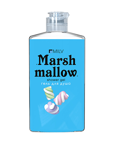 Гель для душа «MARSHMALLOW» 340 мл MILV 18438