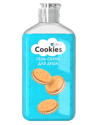 Гель-скраб для душа «COOKIES» 340 мл MILV 18557