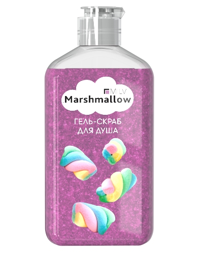 Гель-скраб для душа «MARSHMALLOW» 340 мл MILV 18556