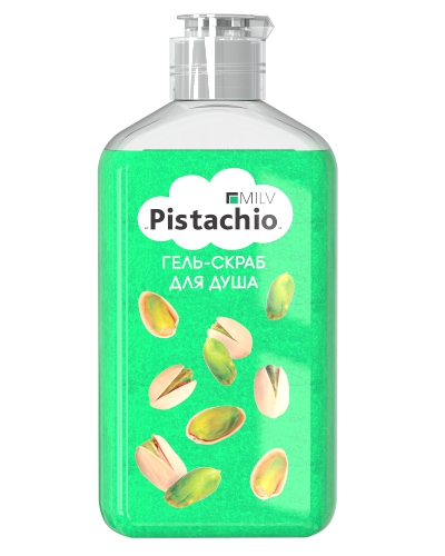 Гель-скраб для душа «PISTACHIO» 340 мл MILV