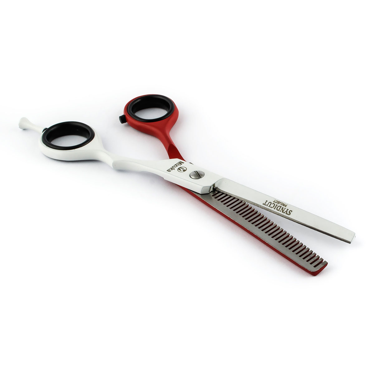 Ножницы парикмахерские филировочные Mizuka PBS-EP-32165 White/Red (6.0") Ножницы парикмахерские филировочные Mizuka PBS-EP-32165 White/Red (6.0")
