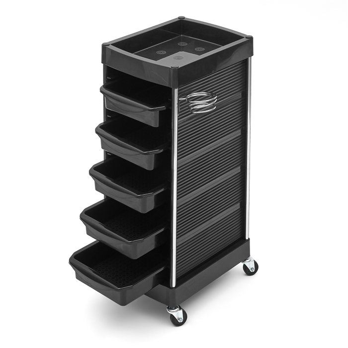 Тележка парикмахерская DY-527 BLACK Тележка парикмахерская DY-527 BLACK