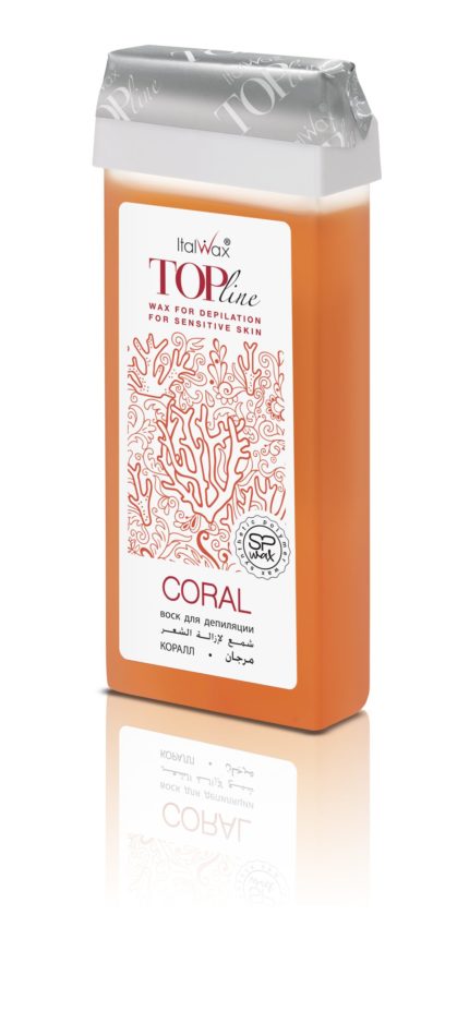 Воск ITALWAX Top Line  в картридже 100мл Коралл