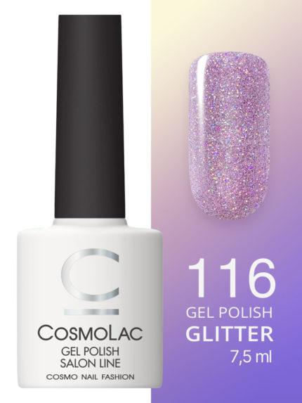 116 Cosmolac Гель-лак/Gel polish Хрустальная туфелька 7