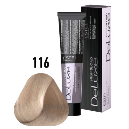116 Краска-уход ESTEL De Luxe High blond Пепельно-фиолетовый блондин ультра
