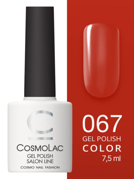 67 Cosmolac Гель-лак/Gel polish Красный жемчуг 7