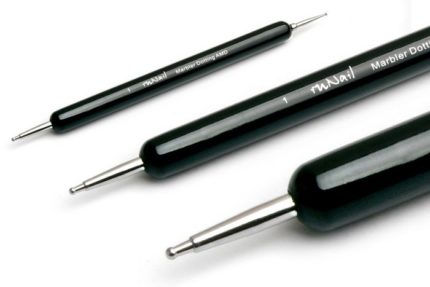 Кисть для дизайна RuNail № 1 Marbler Dotting AMD Дотс  0167
