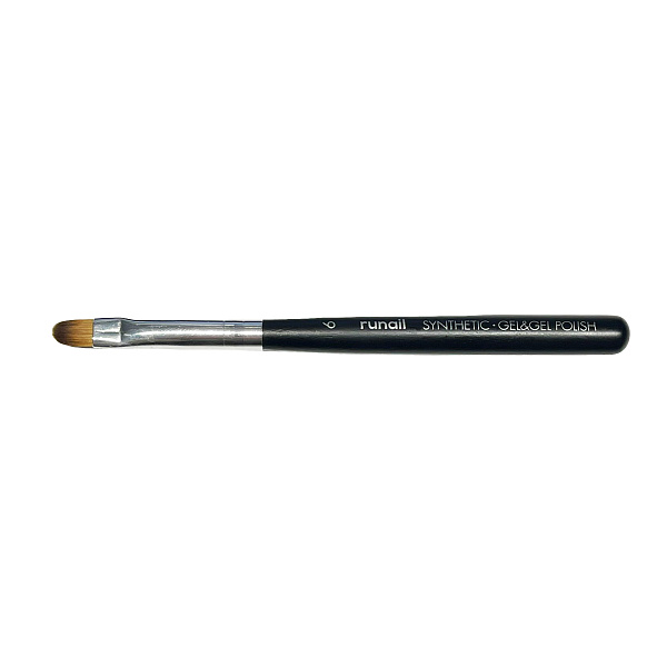 Кисть для геля и гель-лака RuNail Synthetic №6 №6872 Кисть для геля и гель-лака RuNail Synthetic №6 №6872