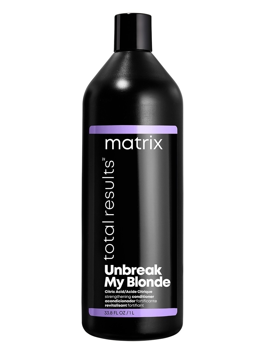 Кондиционер укрепляющий с лимонной кислотой для осветленных волосTotal Results Unbreak My Blonde Кондиционер укрепляющий с лимонной кислотой для осветленных волосTotal Results Unbreak My Blonde