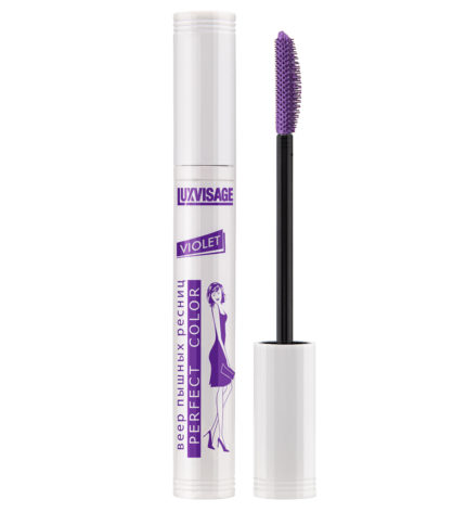 Lux Visage Тушь для ресниц Perfect Color Веер пышных ресниц - фиолетовая