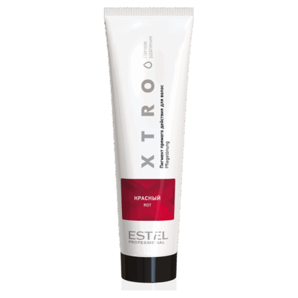 Пигмент прямого действия для волос XTRO WHITE Красный