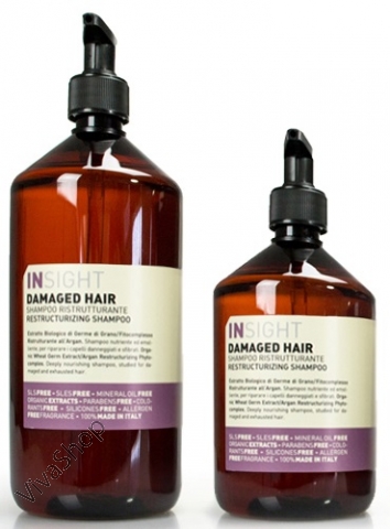 Шампунь для поврежденных волос 400 мл INSIGHT DAMAGED HAIR