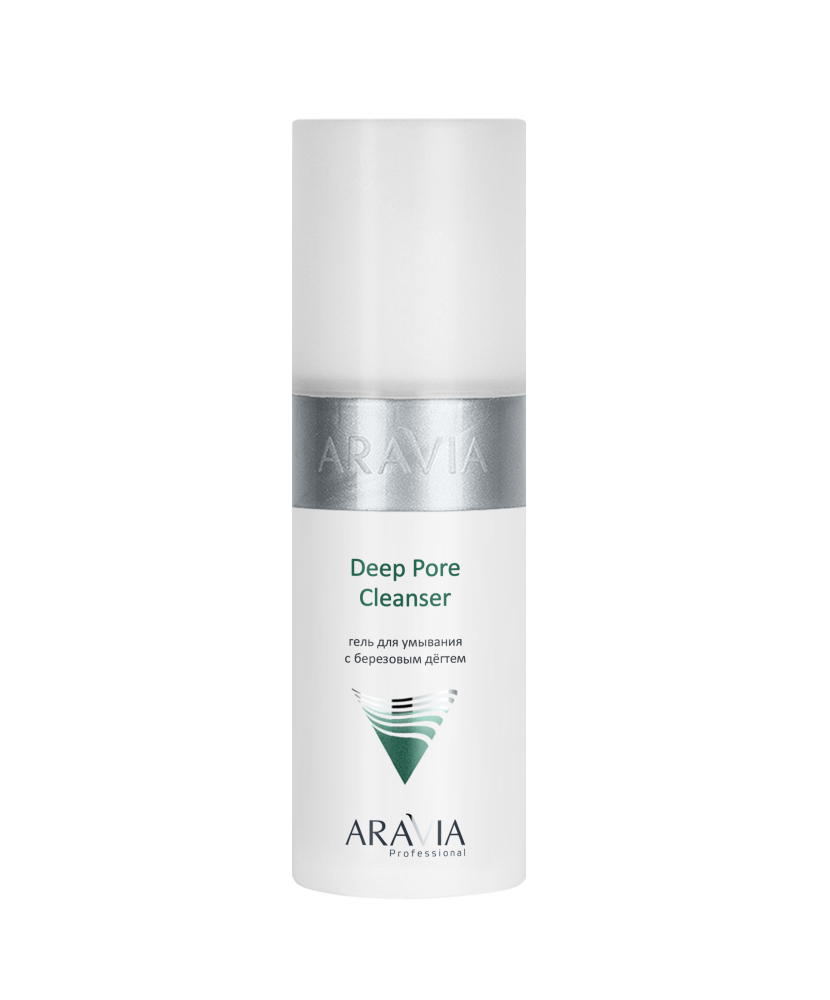 gel-dlya-umyvaniya-s-berezovym-degtem-deep-pore-cl Гель для умывания с березовым дегтем Deep Pore Cleanser, 150 мл"ARAVIA Prof" — изображение 1