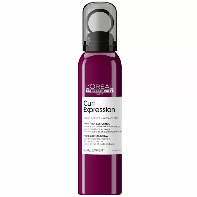 uskoryayushij-sushku-volos-s-termozashitoj-curl-ex Спрей Драй(термик Кёрл 150 мл LOREAL — изображение 1
