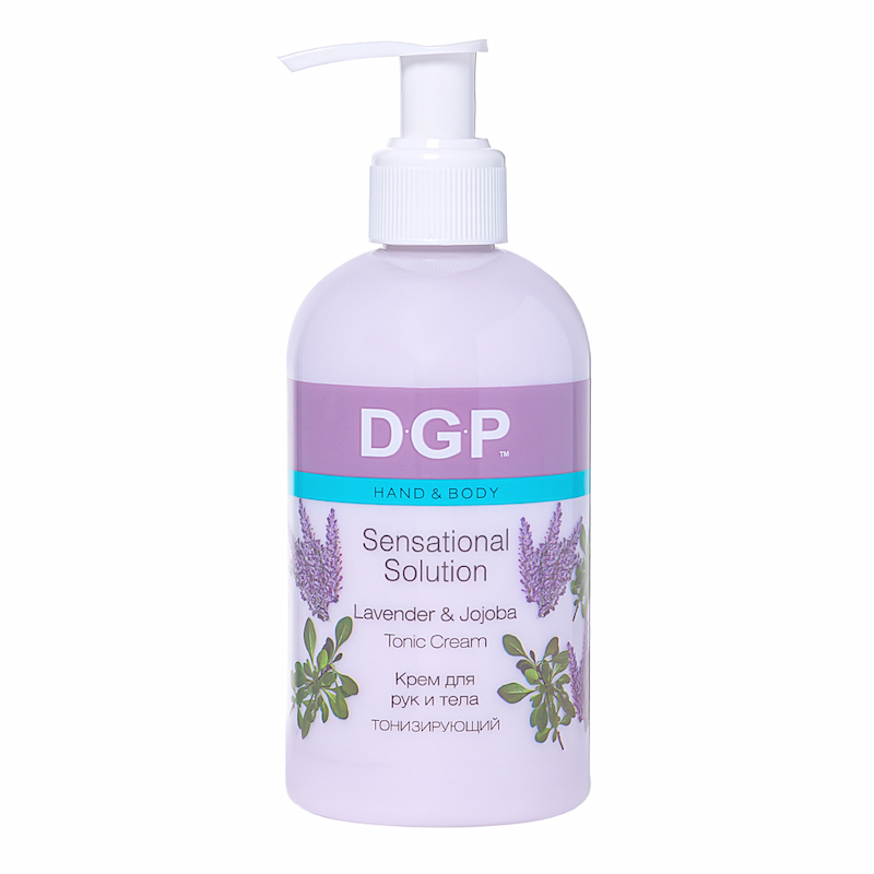 dgp-krem-dlya-ruk-i-tela-toniziruyushij-lavender-j.jpg DGP Крем для рук и тела тонизирующий Lavender & Jojoba 260 мл — изображение 1