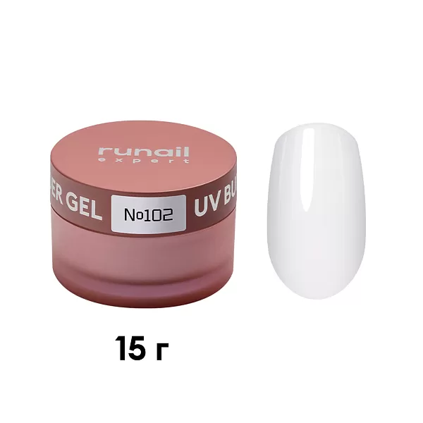 gel-modeliruyushij-uv-builder-gel-runail-expert-10-2.webp Гель моделирующий UV BUILDER GEL Runail Expert №102, 15г банка, 102/15 — изображение 1