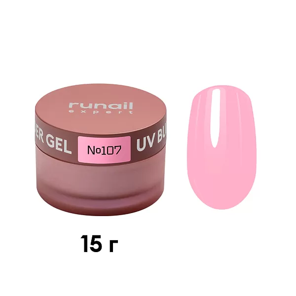 gel-modeliruyushij-uv-builder-gel-runail-expert-10-7.webp Гель моделирующий UV BUILDER GEL Runail Expert №107, 15г банка, 107/15 — изображение 1