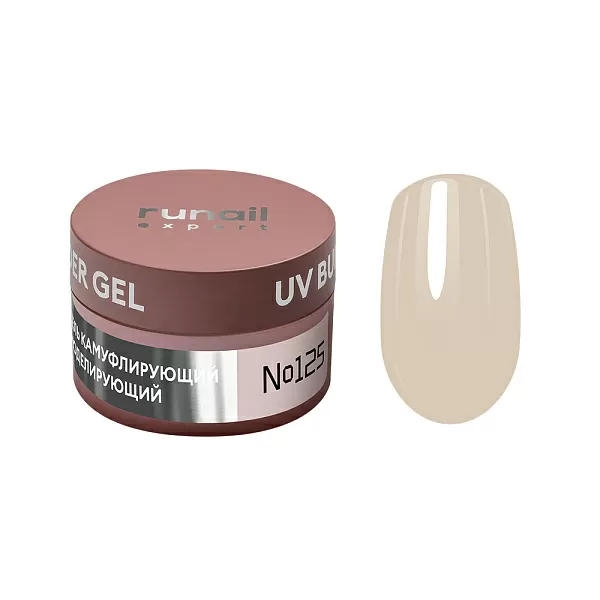 gel-modeliruyushij-uv-builder-gel-runail-expert-12-5.webp Гель моделирующий UV BUILDER GEL Runail Expert №125, 15г банка, 125/15 — изображение 1