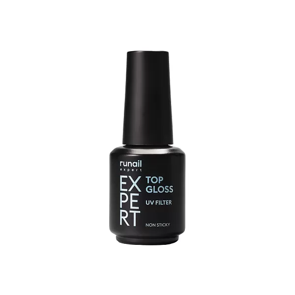 top-glyancevyj-s-uf-filtrom-top-gloss-non-sticky-r.webp Топ глянцевый с УФ-фильтром Top Gloss Non Sticky Runail Expert №118, 18мл флакон, 118/18 — изображение 1
