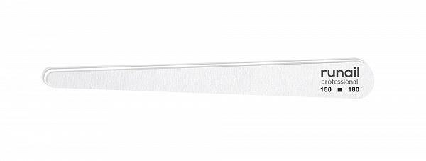 pilka-belaya-kaplya-runail-150180-4811.jpg *Пилка белая капля RuNail 150/180 (4811) — изображение 1