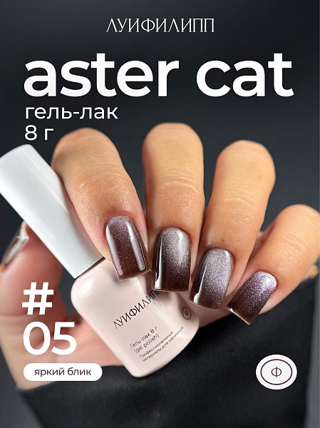 74370c19b8ce11f1aa8600155d061c04_1d8bde64b8d511f1aa8600155d061c04 Гель-лак Aster cat 05 8g Луи Филипп — изображение 1